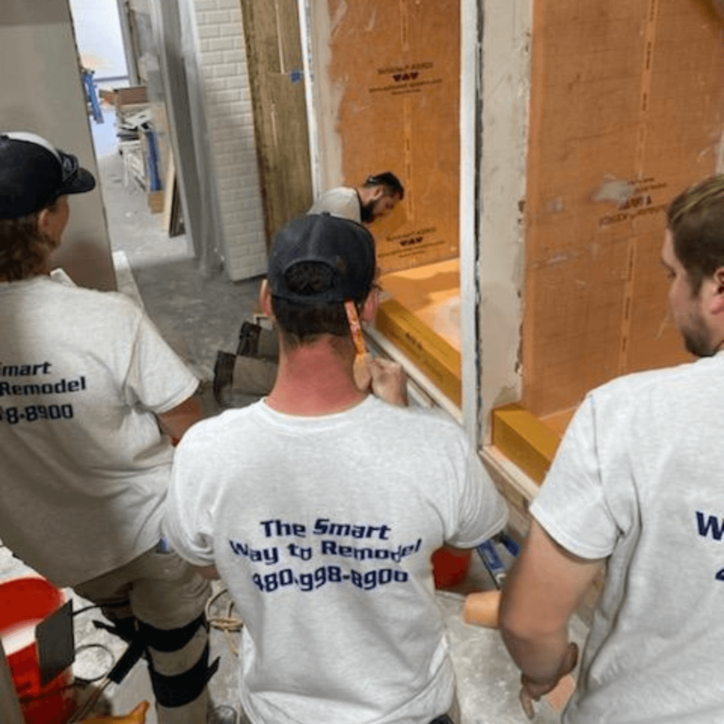 Rebath Workers On Project Re Bath Kitchens