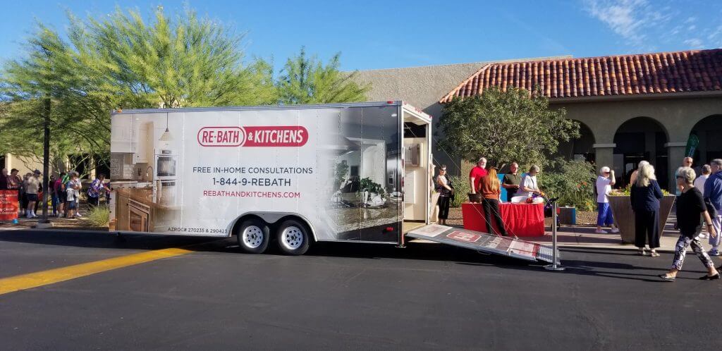 The event conducting in Rebath kitchen truck at Scottsdale, AZ