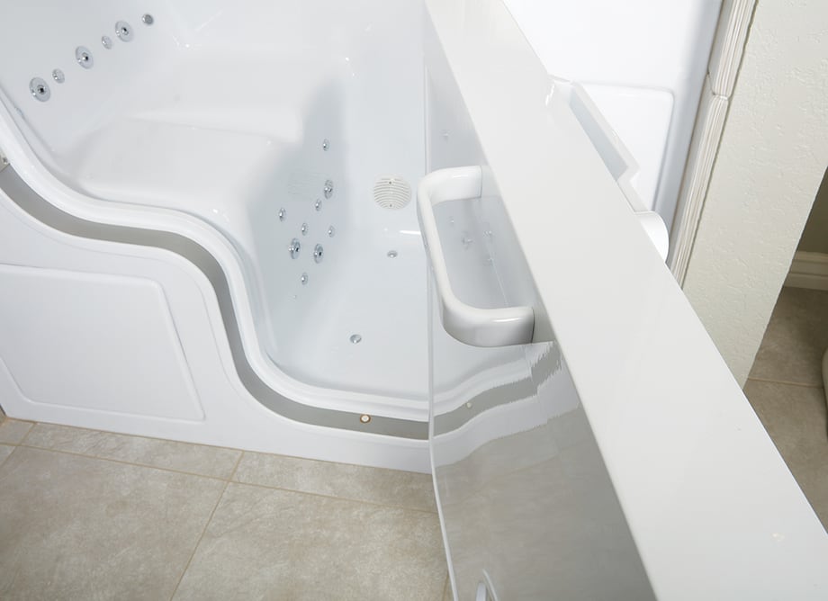 Walk in tub from ReBath and Kitchens