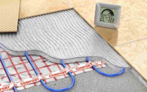 Underfloor Heated Flooring installation service in Scottsdale,  AZ.
